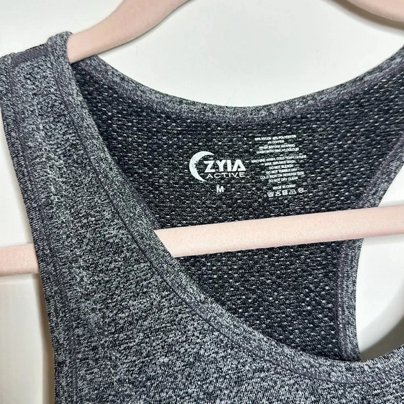 Zyia active Grey Fog Copper Charge Tank size M EUC - Picture 3 of 4